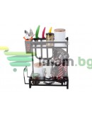 Кухненски органайзер двуетажен за подправки и аксесоари